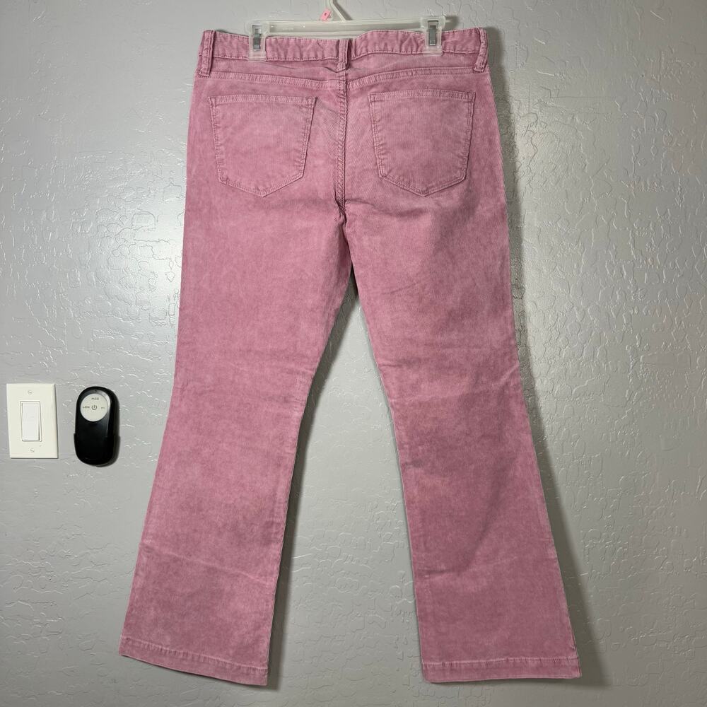 NWT Gap Pink Corduroy Long & Lean Low Rise Jeans 32/14 S Flare Bootcut 815696 - Picture 2 of 6